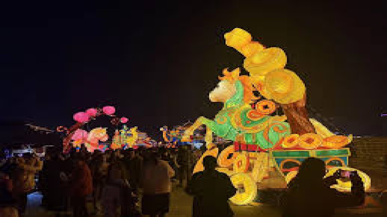 Xi'an Lantern Heritage Festival Night