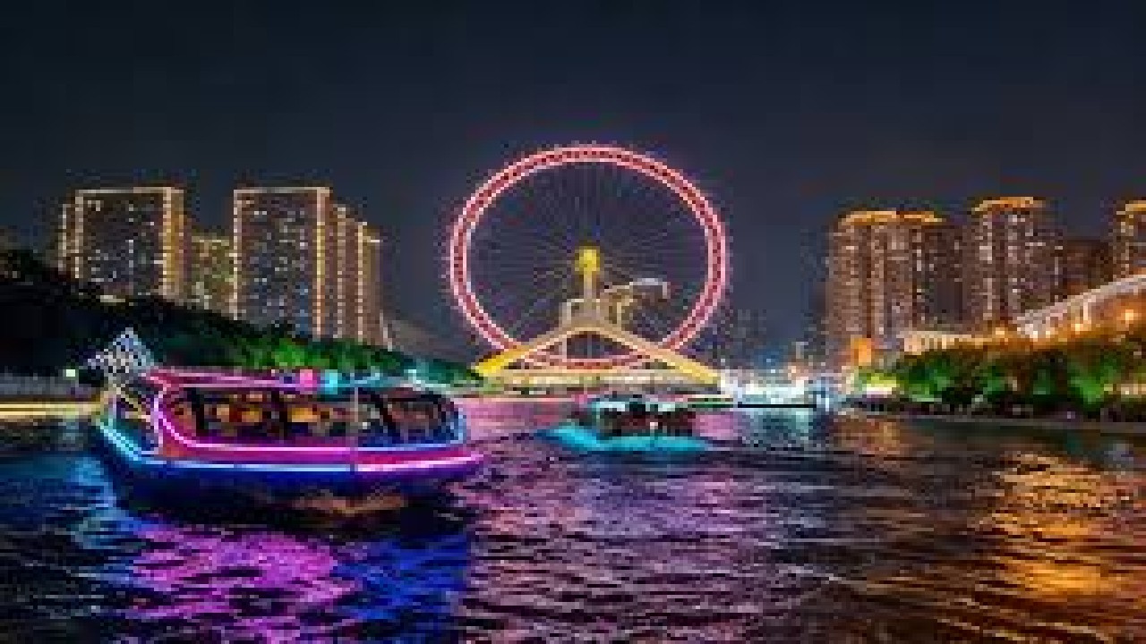Tianjin Riverside Night Carnival Experience
