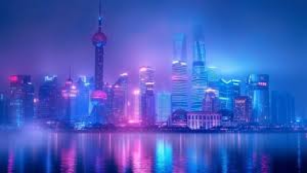 Shanghai Neon Pulse Beats Night